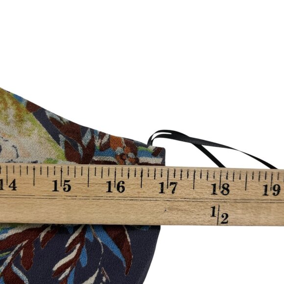 Free People Island Time‎ Floral One Shoulder Cropped Wide Leg Jumpsuit XS - Picture 8 of 12